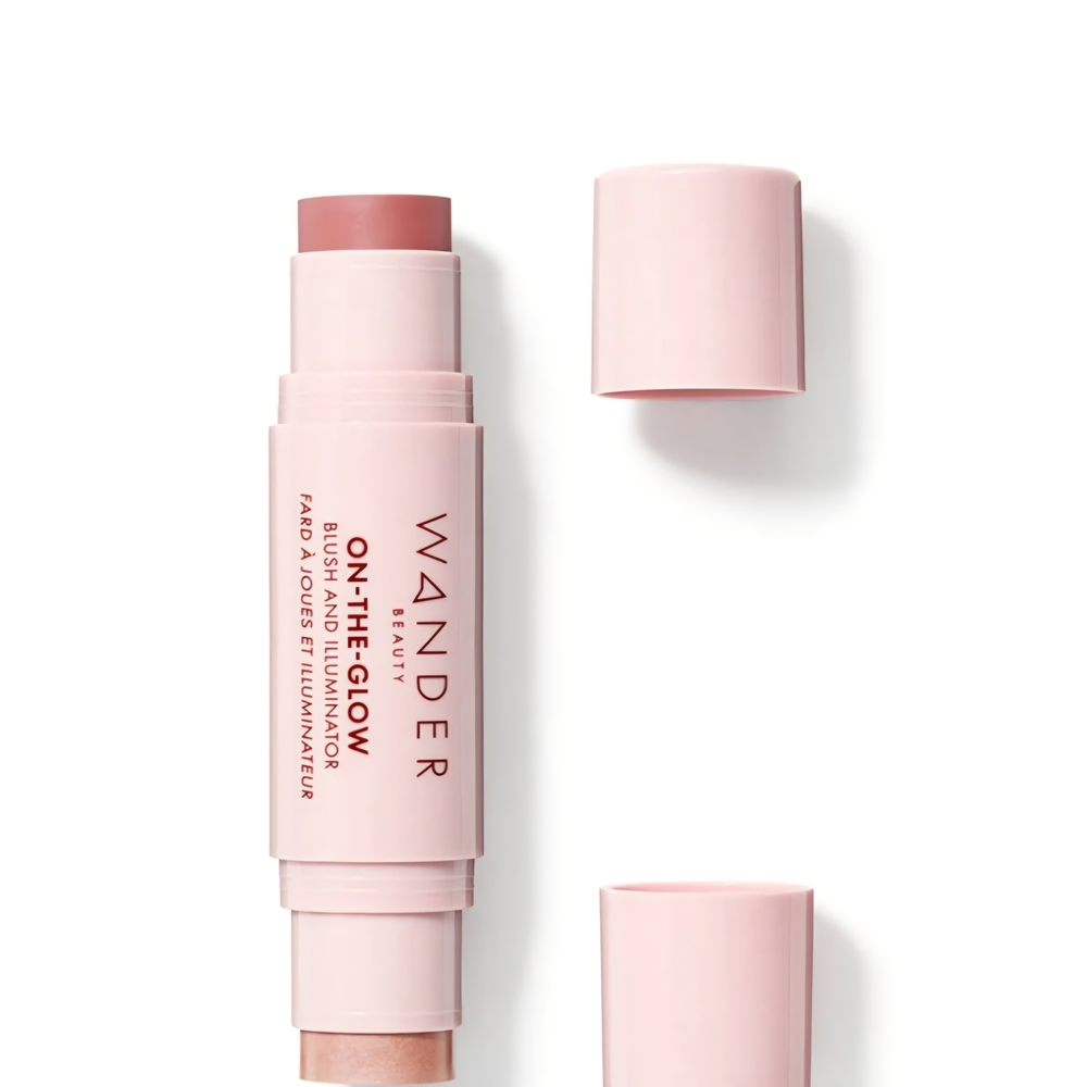 Wander Beauty Dual-Ended Cream Blush & Highlighter Stick — Dusty Rose